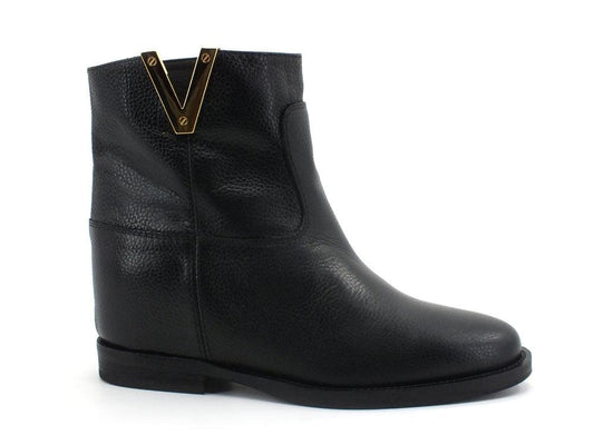 VIA ROMA 15 Stivaletto Pelle Nero 2576 - Sandrini Calzature e Abbigliamento