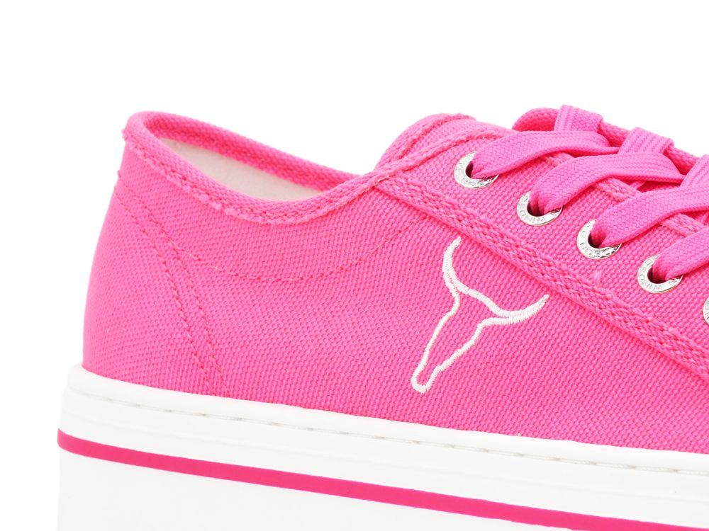WINDSOR SMITH Ruby Neon Pink White RUBY - Sandrini Calzature e Abbigliamento