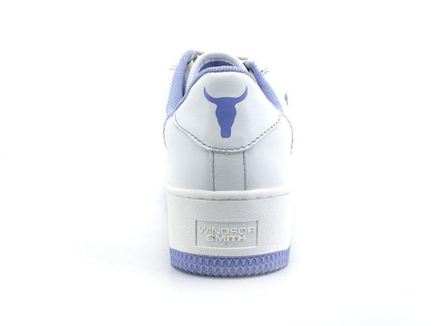WINDSOR SMITH Sneaker Ox Platform Bicolor White Lilac REBOUND - Sandrini Calzature e Abbigliamento