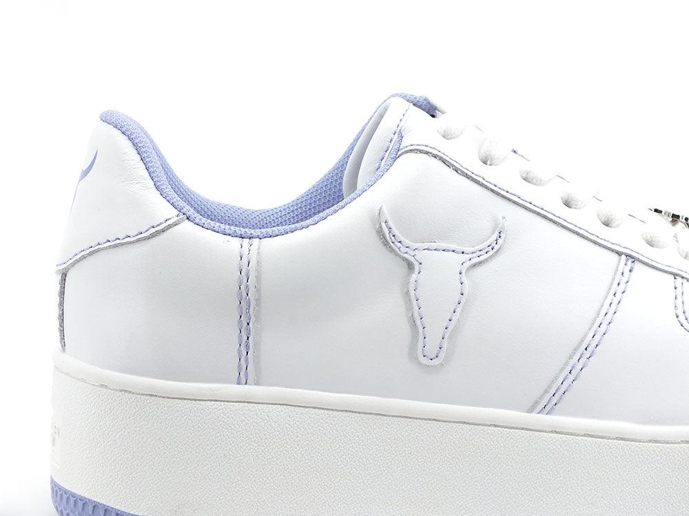 WINDSOR SMITH Sneaker Ox Platform Bicolor White Lilac REBOUND - Sandrini Calzature e Abbigliamento