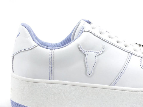 WINDSOR SMITH Sneaker Ox Platform Bicolor White Lilac REBOUND - Sandrini Calzature e Abbigliamento