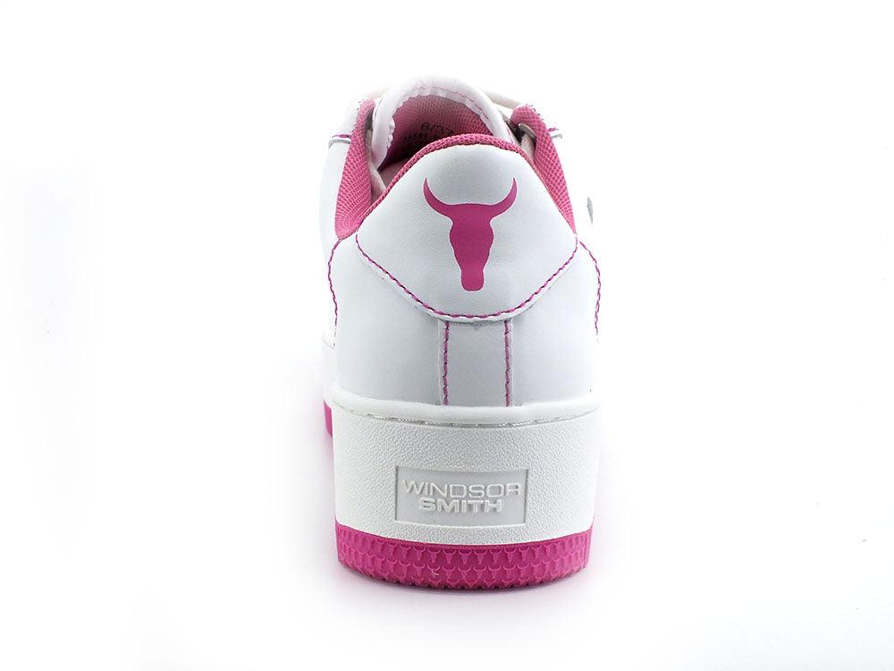 WINDSOR SMITH Sneaker Ox Platform Bicolor White Magenta REBOUND - Sandrini Calzature e Abbigliamento