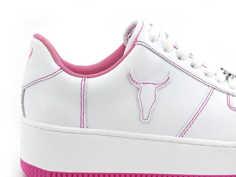 WINDSOR SMITH Sneaker Ox Platform Bicolor White Magenta REBOUND - Sandrini Calzature e Abbigliamento