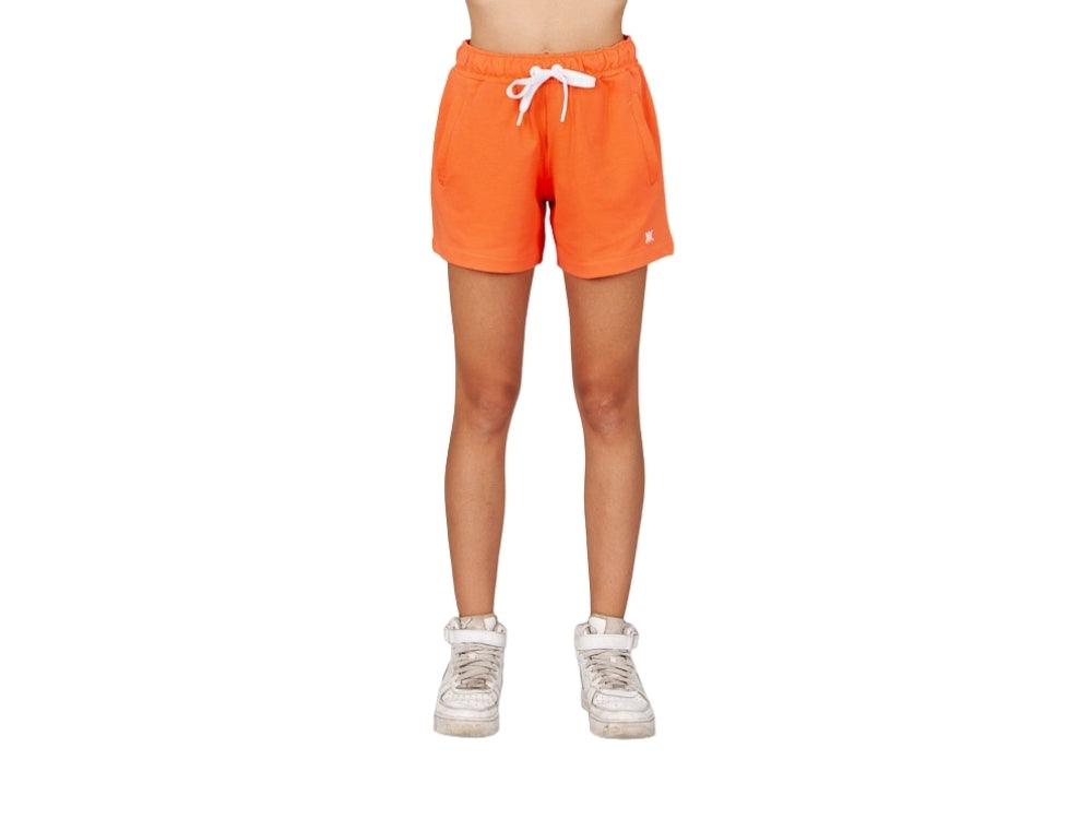 WOLM Short Pantaloncino Donna Elastico Orange Coral 21PEW102 - Sandrini Calzature e Abbigliamento