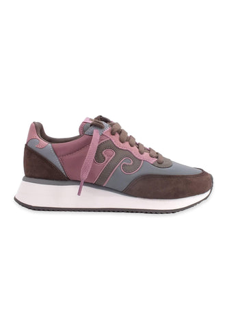 WUSHU Master Sneaker Donna Brown Grey Antique Rose M302 - Sandrini Calzature e Abbigliamento
