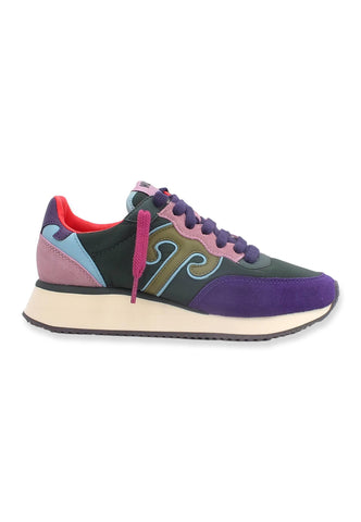 WUSHU Master Sneaker Donna Dark Violet M.Green M313 - Sandrini Calzature e Abbigliamento