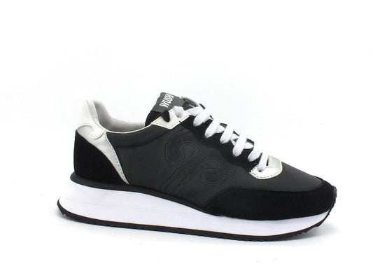 WUSHU Master Sneaker Running Suede Black Grey White M203 - Sandrini Calzature e Abbigliamento