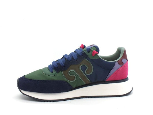 WUSHU Master Sneaker Running Suede Multi Blue Violet M224 - Sandrini Calzature e Abbigliamento