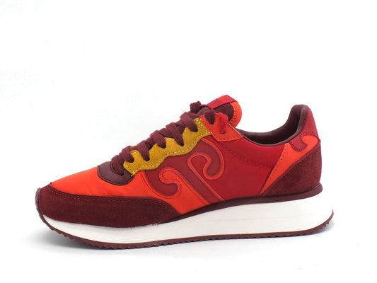 WUSHU Master Sneaker Running Suede Red Multi M218 - Sandrini Calzature e Abbigliamento