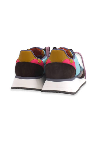 WUSHU Master Sport Sneaker Donna Dk Brown Silver Azure MS153 - Sandrini Calzature e Abbigliamento