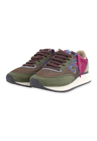WUSHU Master Sport Sneaker Donna Fantasia M.Green Brown Purple MS158 - Sandrini Calzature e Abbigliamento