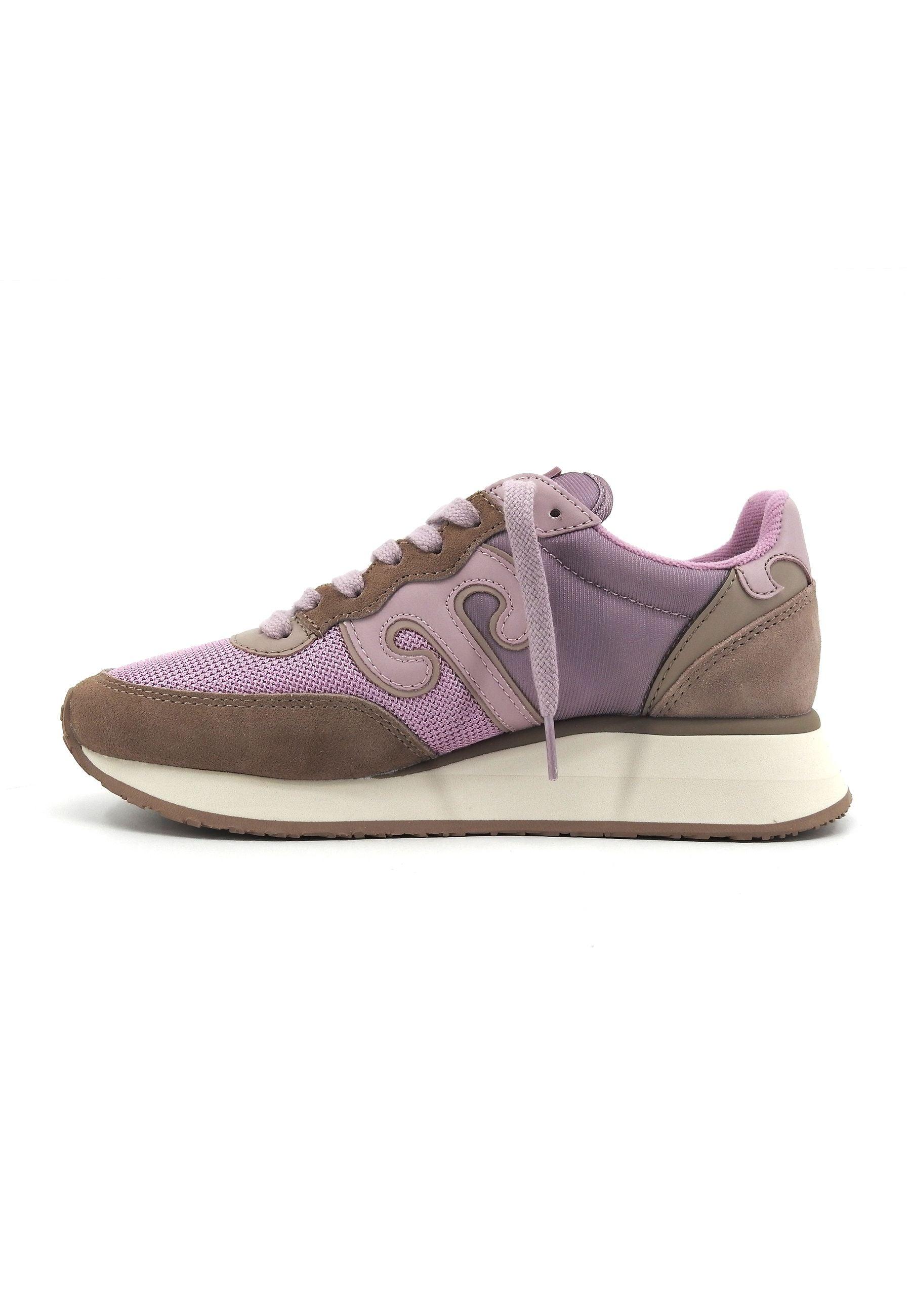 Scopri WUSHU Master Sport Sneaker Donna Lilla Brown MS307 al