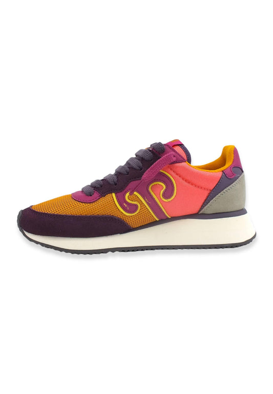 WUSHU Master Sport Sneaker Donna Violet Orange MS152 - Sandrini Calzature e Abbigliamento