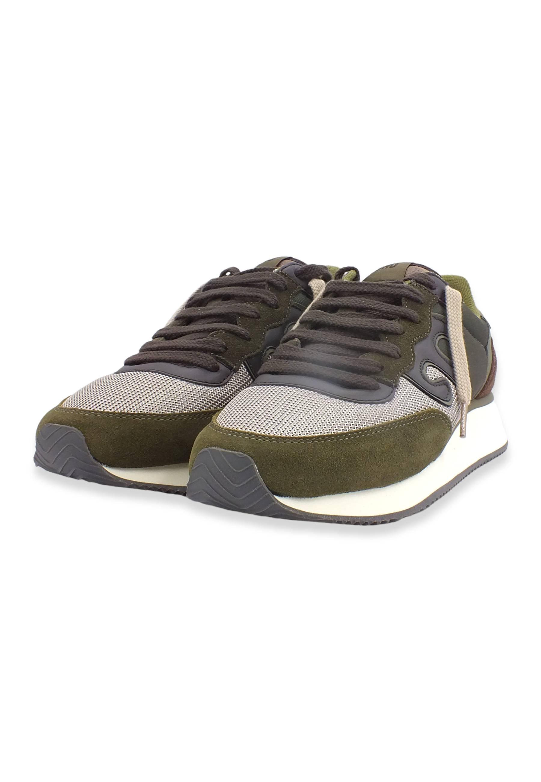 WUSHU Master Sport Sneaker Uomo M.Green Grey Silver MS168 - Sandrini Calzature e Abbigliamento