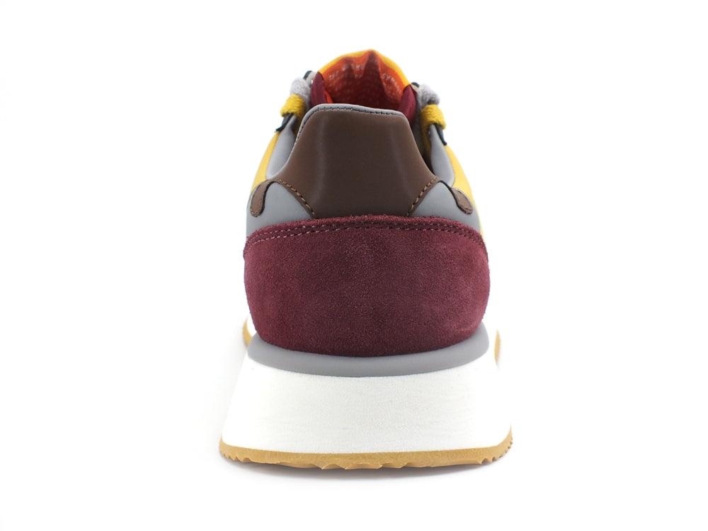 WUSHU Ruy Master Sport Sneaker Running Uomo Gray Bordeaux Senape M158 - Sandrini Calzature e Abbigliamento