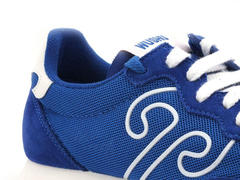 WUSHU Ruy Tiantan Sport Sneaker Running Uomo Bluette White TS14 - Sandrini Calzature e Abbigliamento